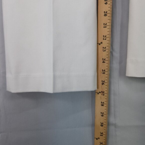 Spanx Cropped Flare Pants Stretch Waist On The Go Shaping Silver Lining Large - Picture 11 of 16